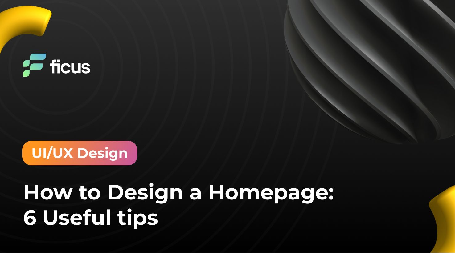 How to Design a Homepage: 6 Useful tips